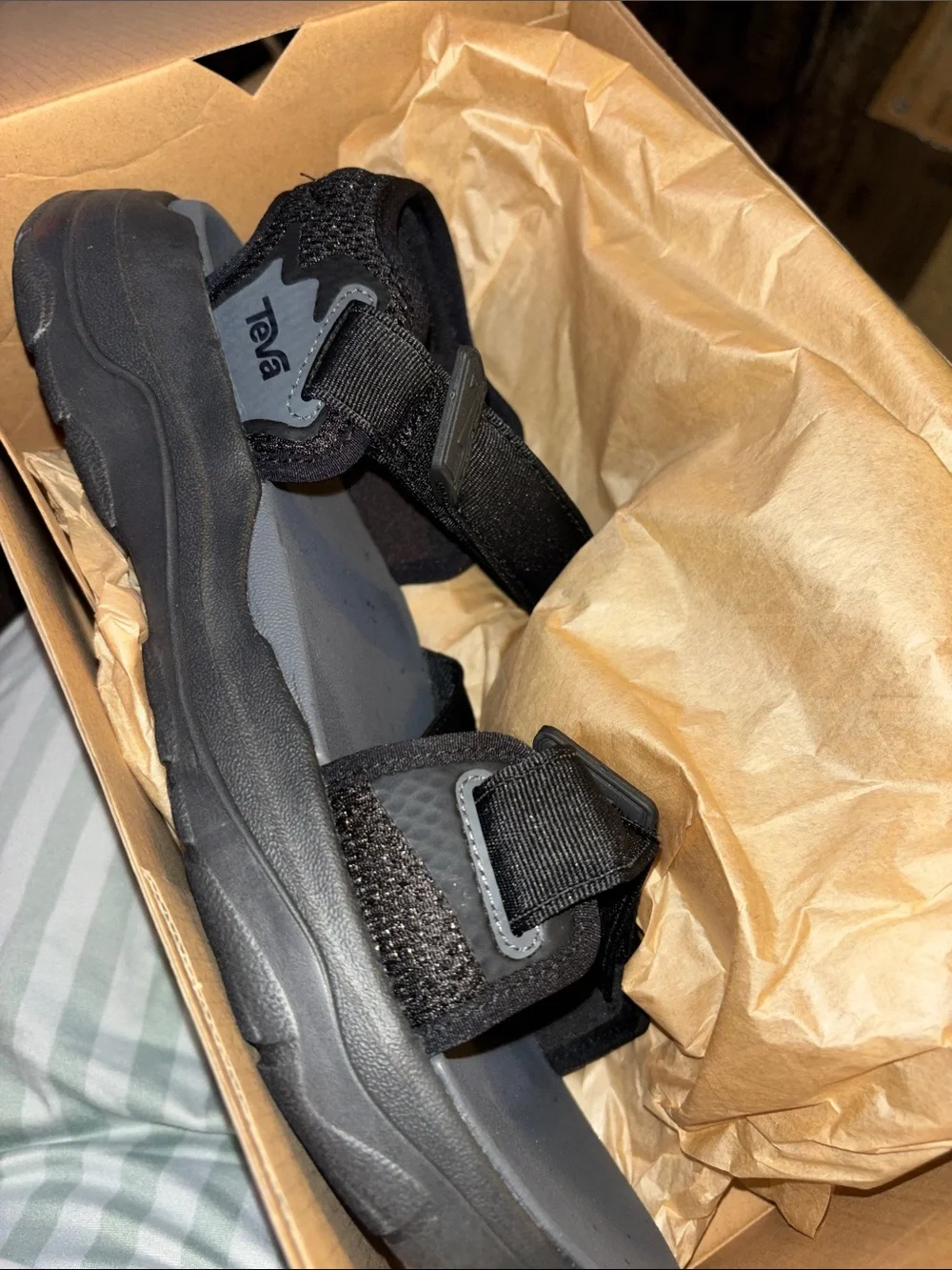 Teva Men's Black Zymic Sport Sandals